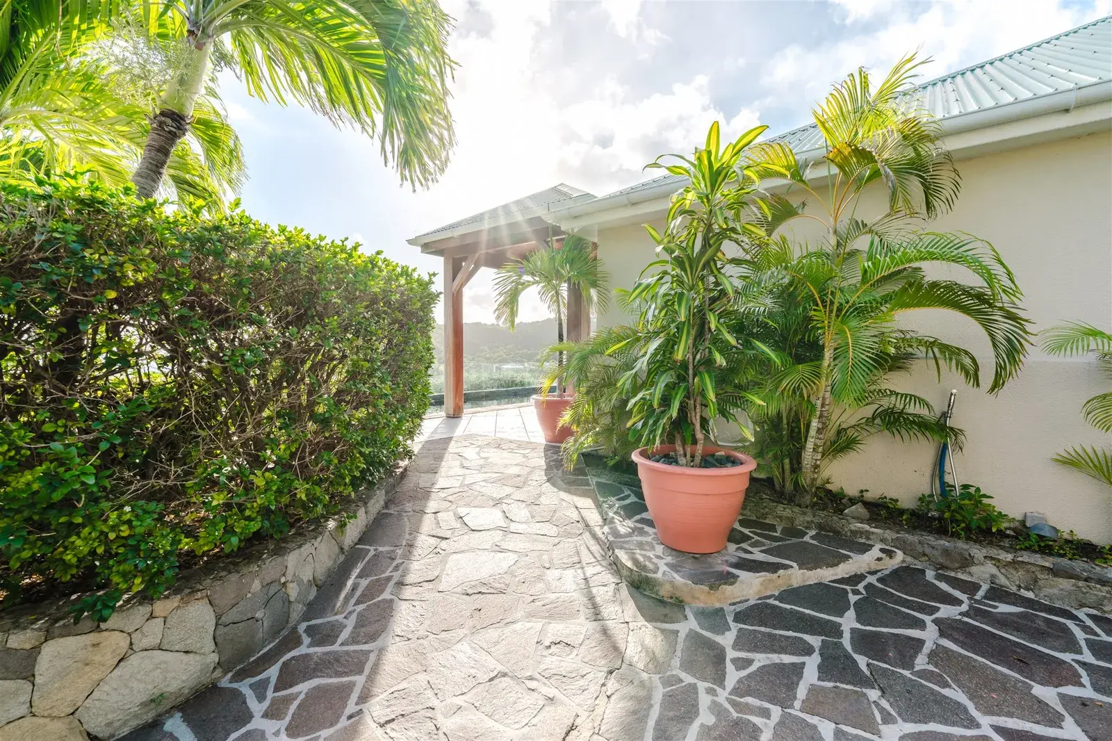 Villa entrance